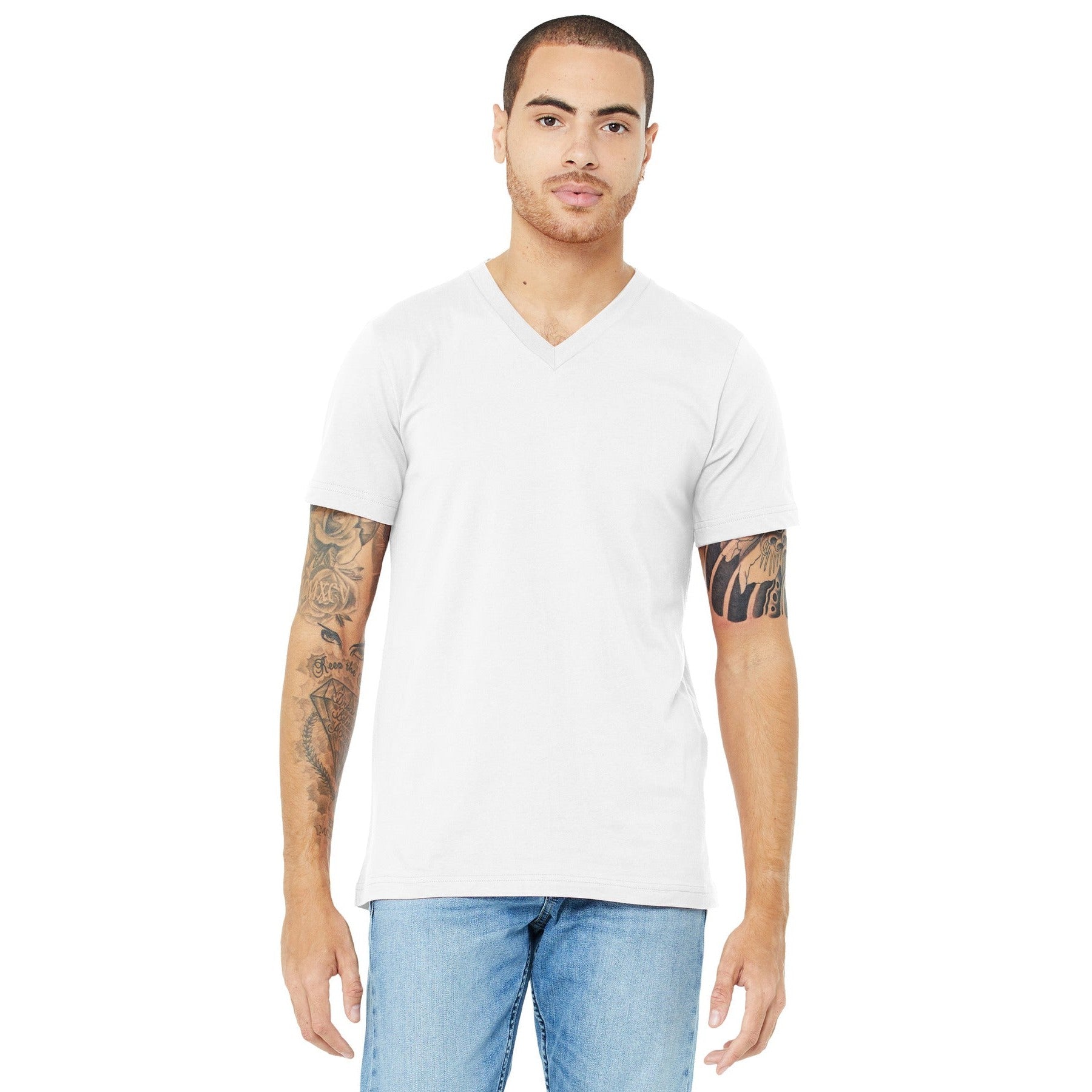 Bella + Canvas-BELLA+CANVAS ® Unisex Jersey Short Sleeve V-Neck Tee. BC3005-MedTech-10